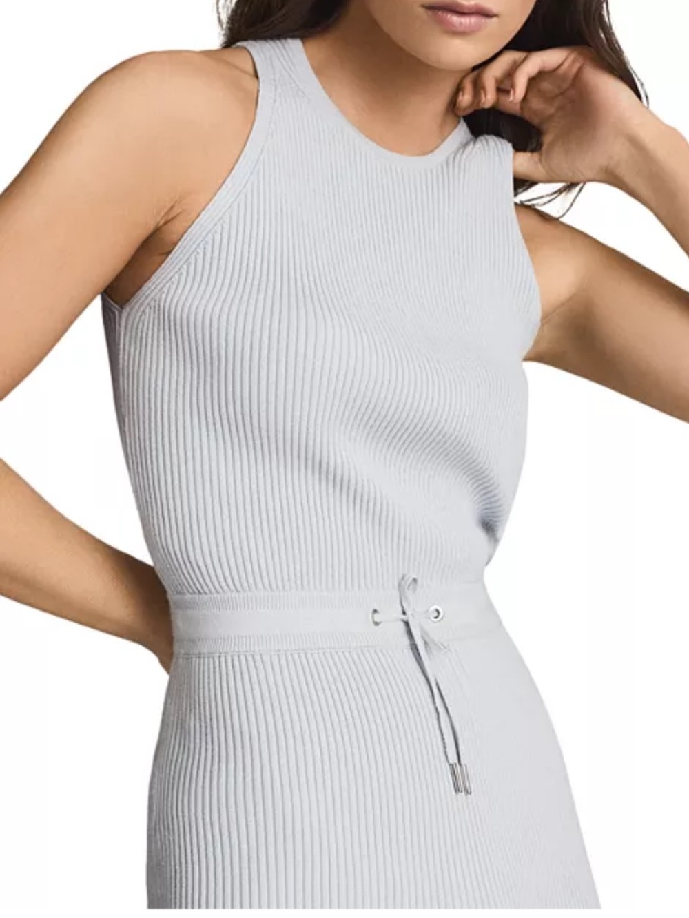 REISS Josephine Ribbed Knit Column Dress size xs